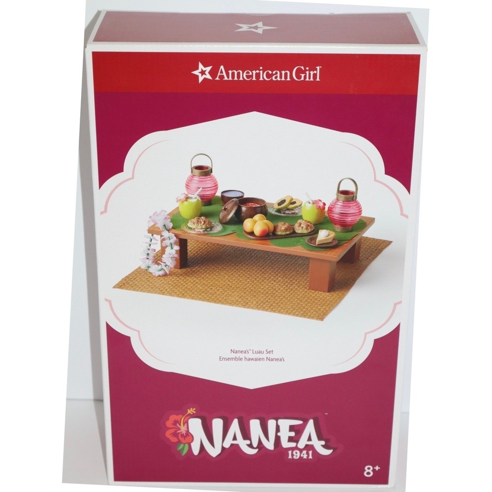 American Girl Doll Nanea Nanea's Luau Set Hawaiian Retired NEW